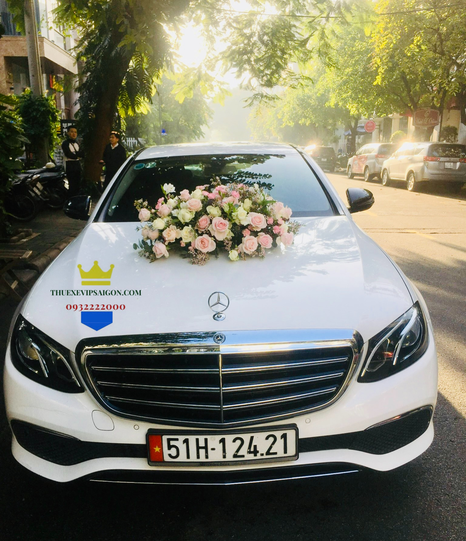 Công ty Vip Cars Bảo Dương cho thuê xe cưới Vip Mercedes ngày 28/8/2022