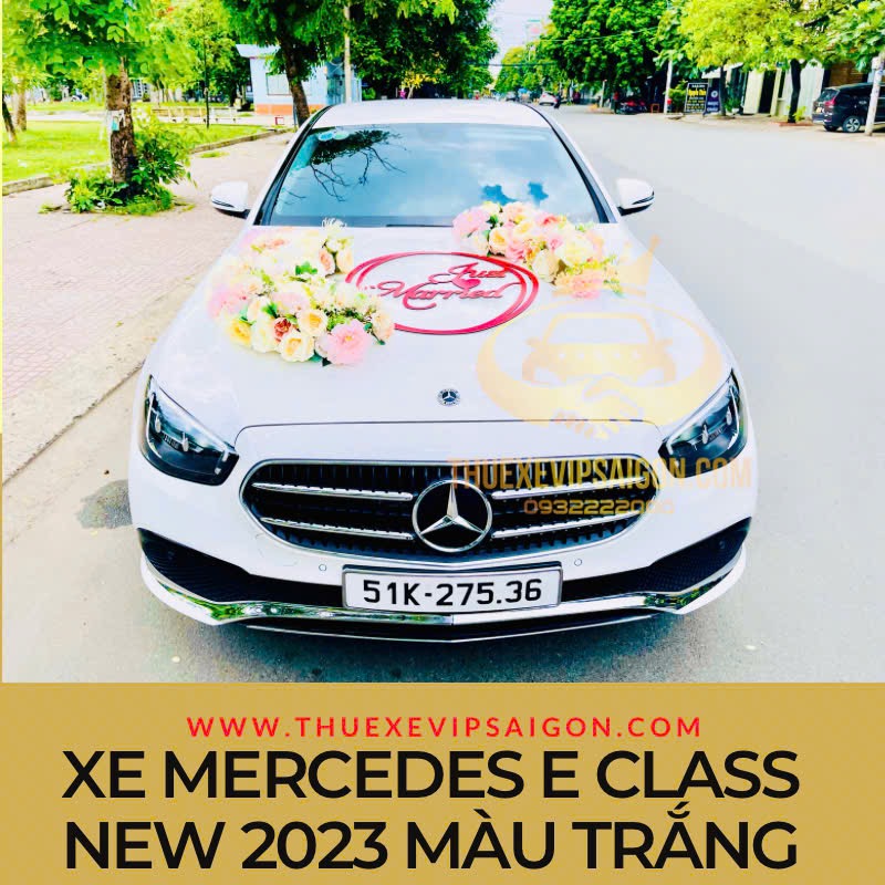 Công ty Vip Cars Bảo Dương cho thuê xe cưới Mercedes ngày 27/11/2023