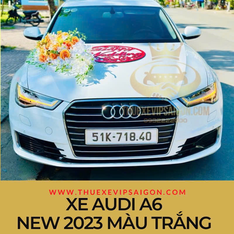 Công ty Vip Cars Bảo Dương cho thuê xe cưới Audi A6 ngày 19/11/2023