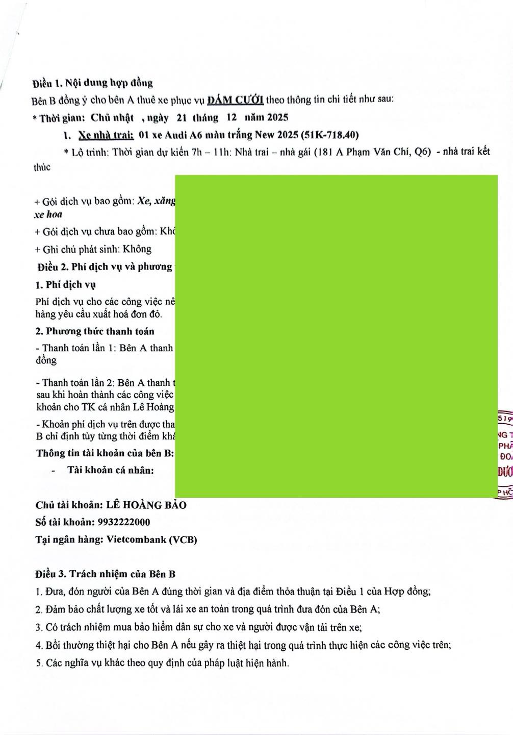 Tập đoàn Bảo Dương cho thuê xe cưới Audi A6 ngày 2/11/2025