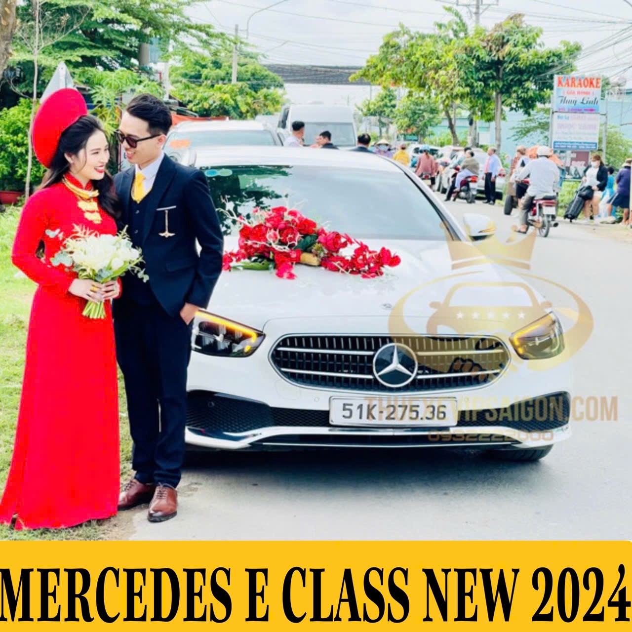 Tâp đoàn Bảo Dương cho thuê xe cưới Mercedes ngày 10/1/2024